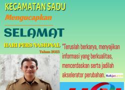 Zainir Havies M SH selaku kepala Desa Sungai Itik