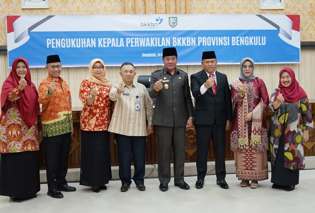 Wagub Bengkulu Kukuhkan Kepala Perwakilan BKKBN RI