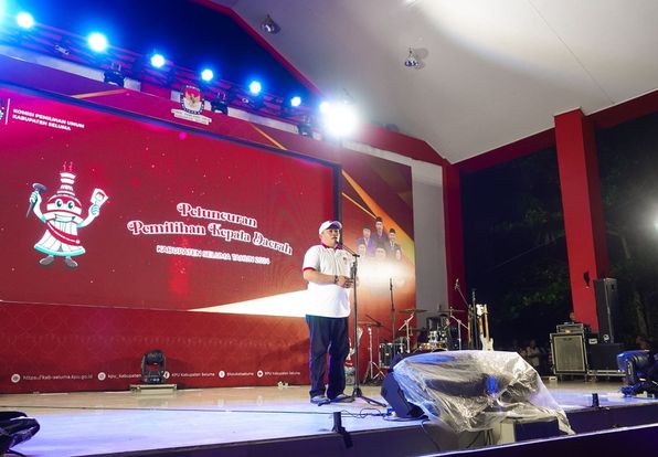 Bupati Seluma Hadiri Launching Pilkada 2024