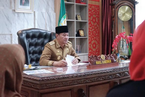 Plt Gubernur dan DPP FMBM Audiensi