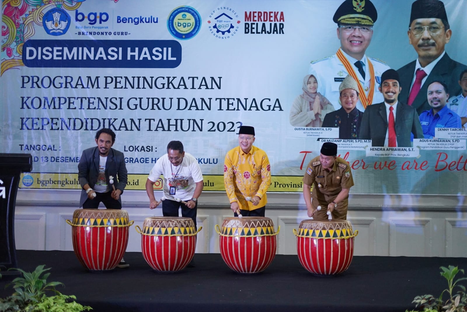 Gubernur Bengkulu Buka Diseminasi Hasil Program Peningkatan Kompetensi Guru dan Tenaga Kependidikan