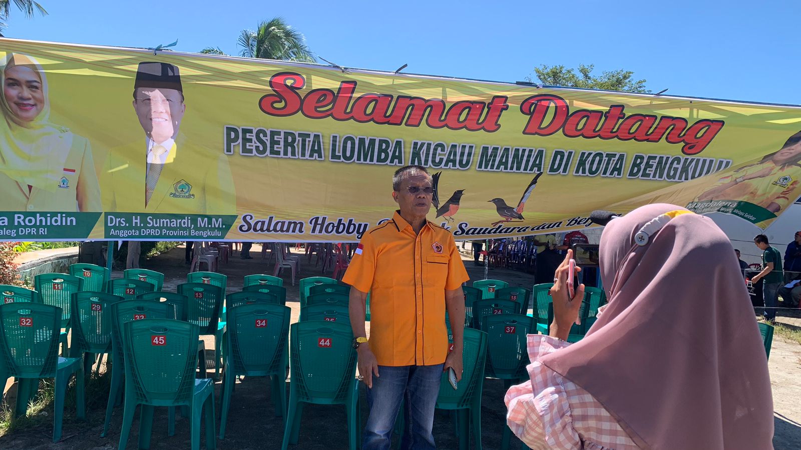 Ratusan Peserta Meriahkan Lomba Kicau Mania Sumardi Cup 1 Kota Bengkulu