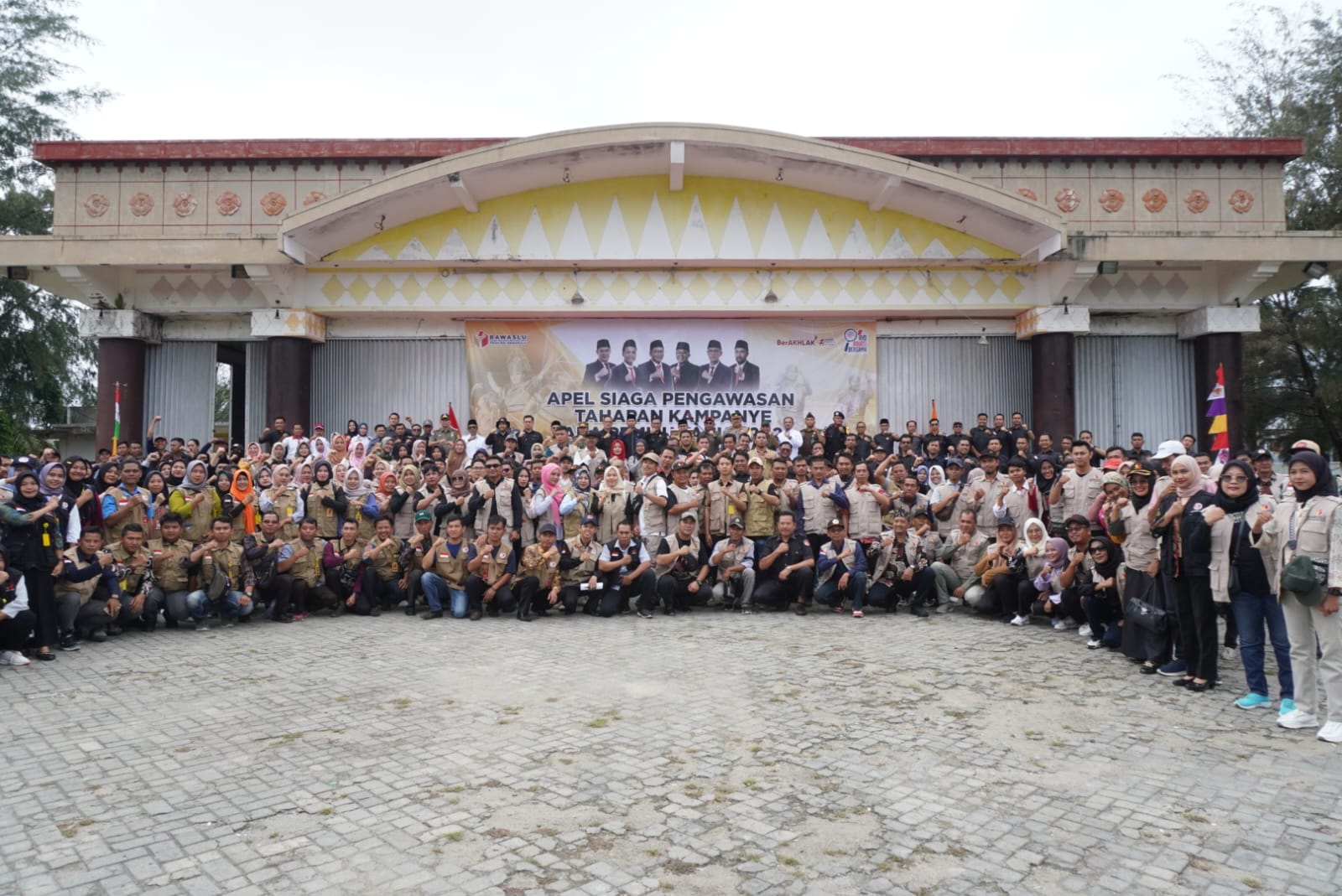 Asisten I Hadiri Apel Siaga Tahapan Kampanye