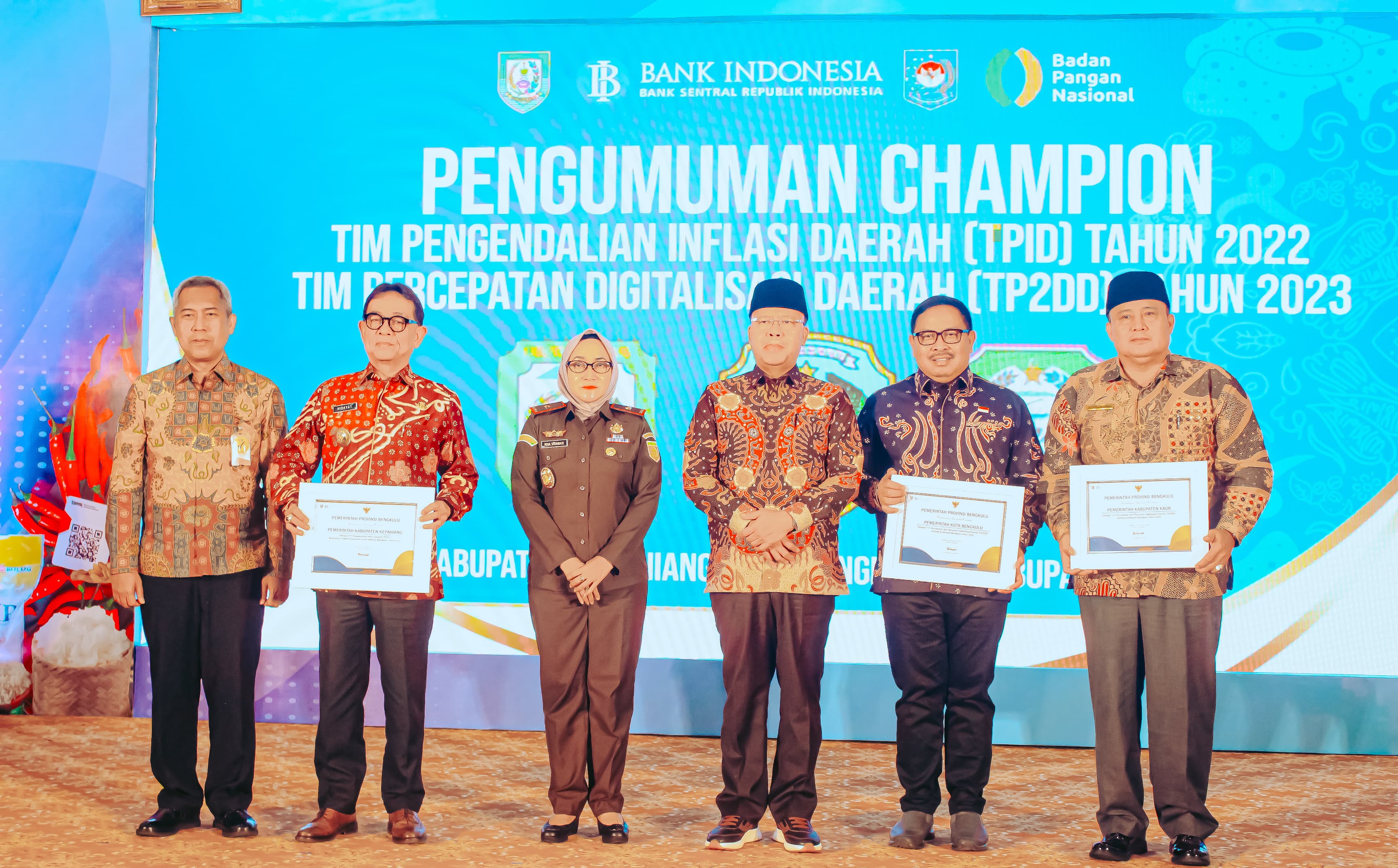 Angka Inflasi Provinsi Bengkulu Terkendali