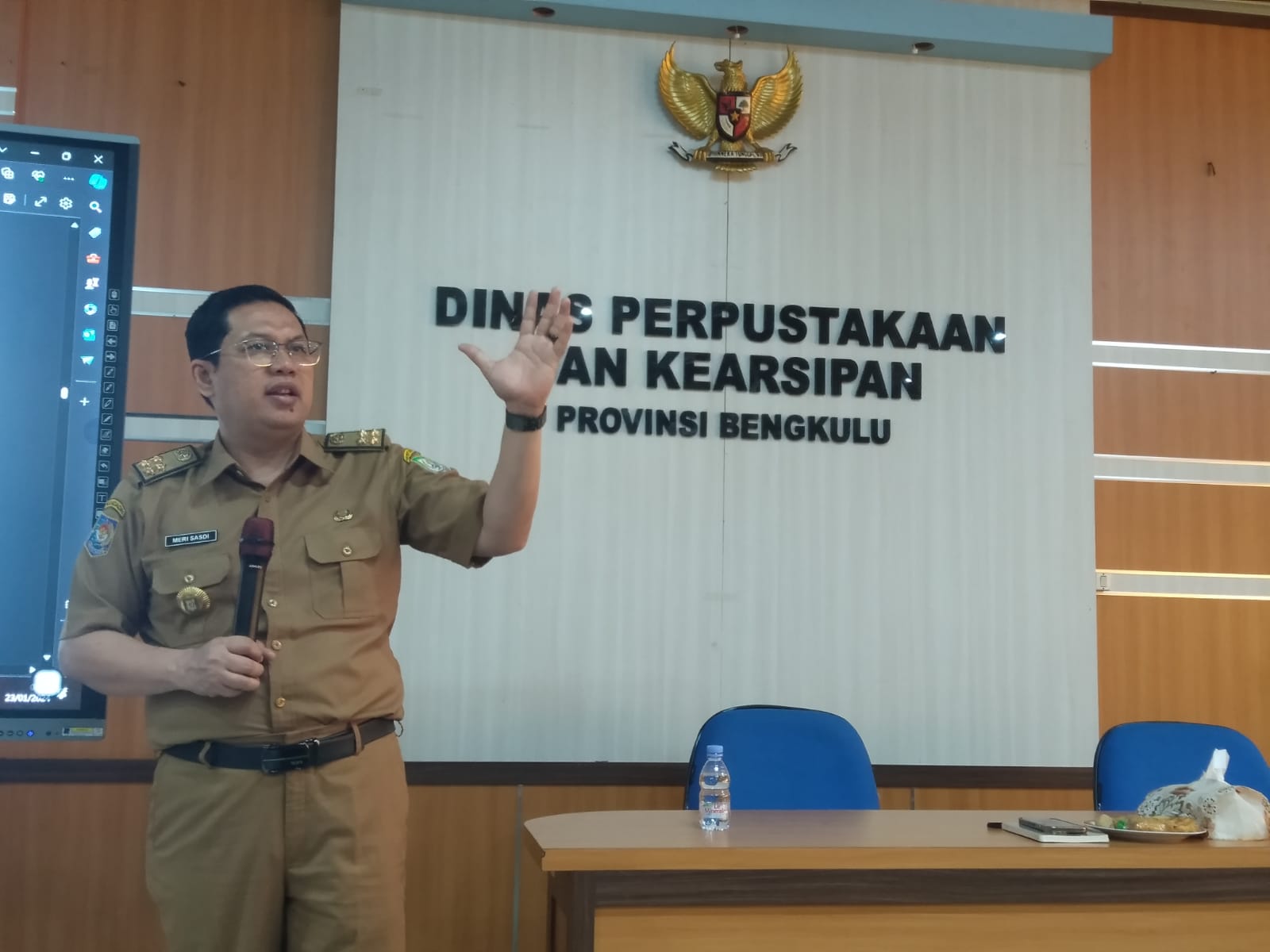 Jumpa Pers, Kepala DPK Dorong Media Mitra Tingkatkan Kualitas