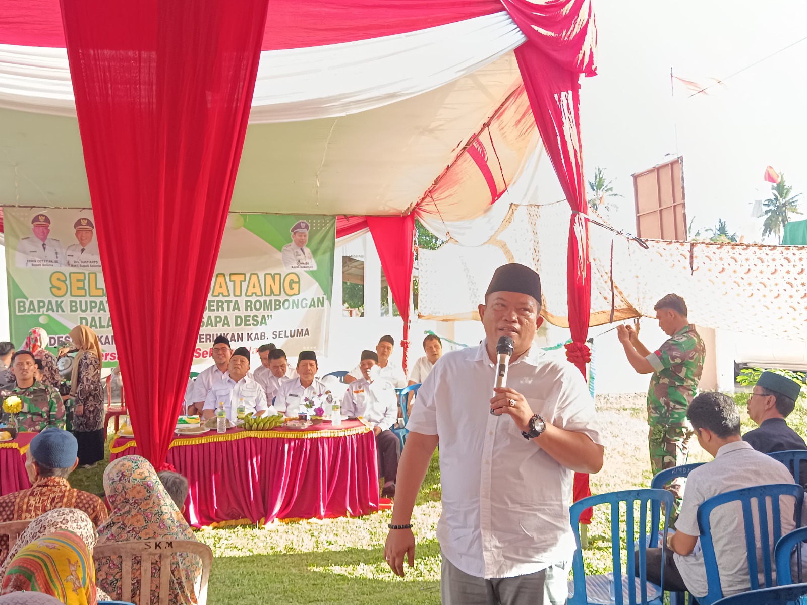 Bupati Erwin Dengarkan Langsung Aspirasi Masyarakat Desa Suka Maju