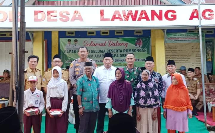 Bupati Erwin Kunker ke Desa Lawang Agung