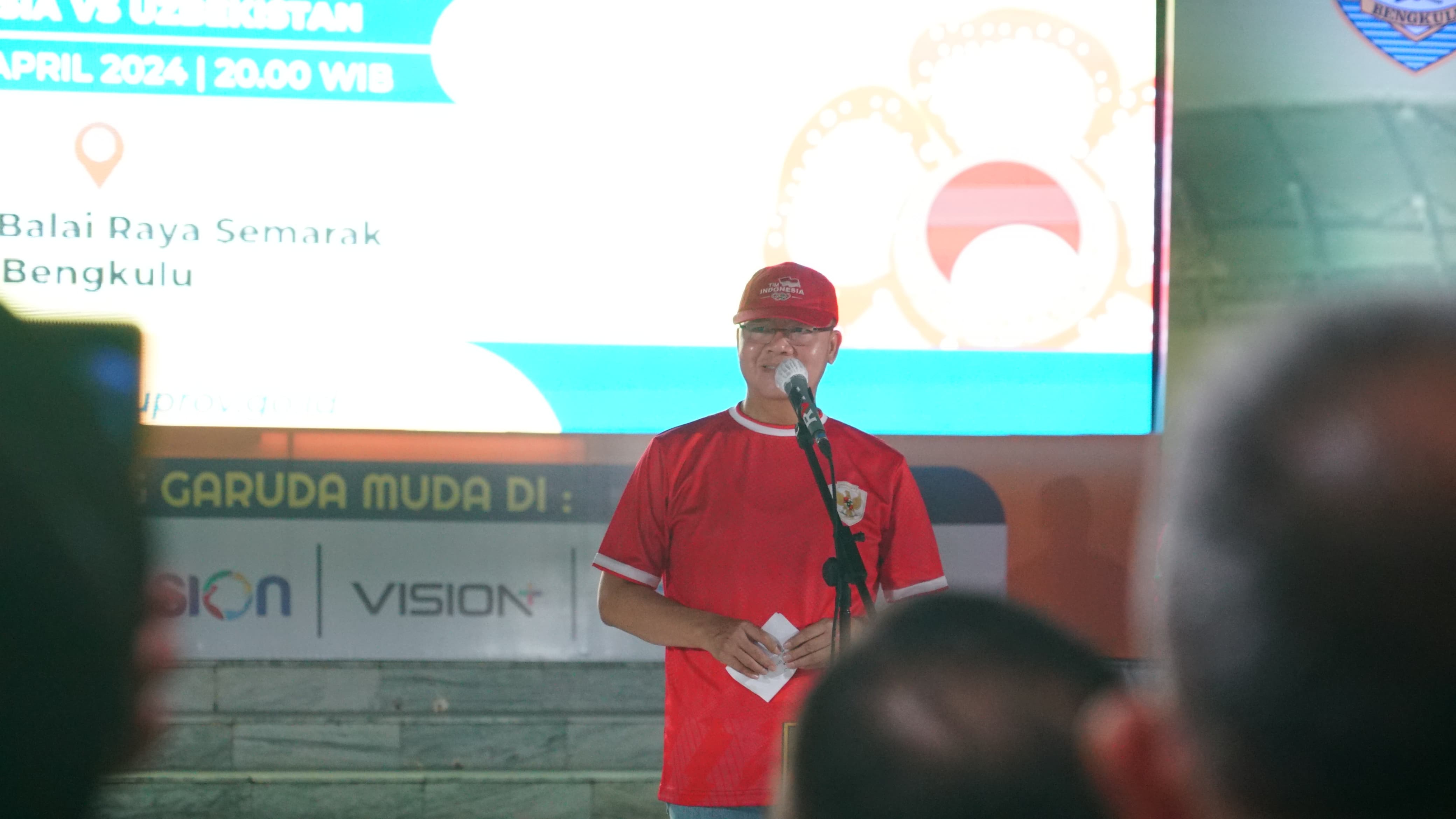 Gubernur Rohidin Ajak Masyarakat Tetap Semangat Dukung Timnas