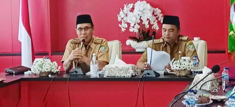 Asisten Pimpin Rapat Persiapan HUT Seluma ke-21