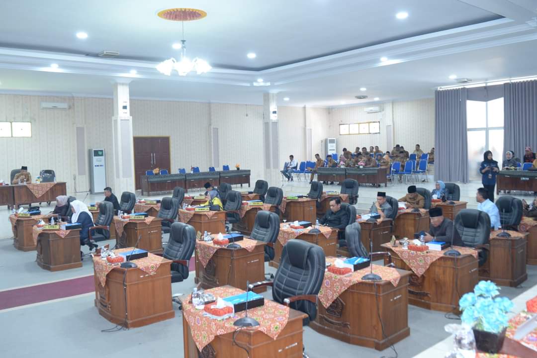 DPRD Lebong Gelar Rapat Paripurna Nota Pengantar Pertanggungjawaban