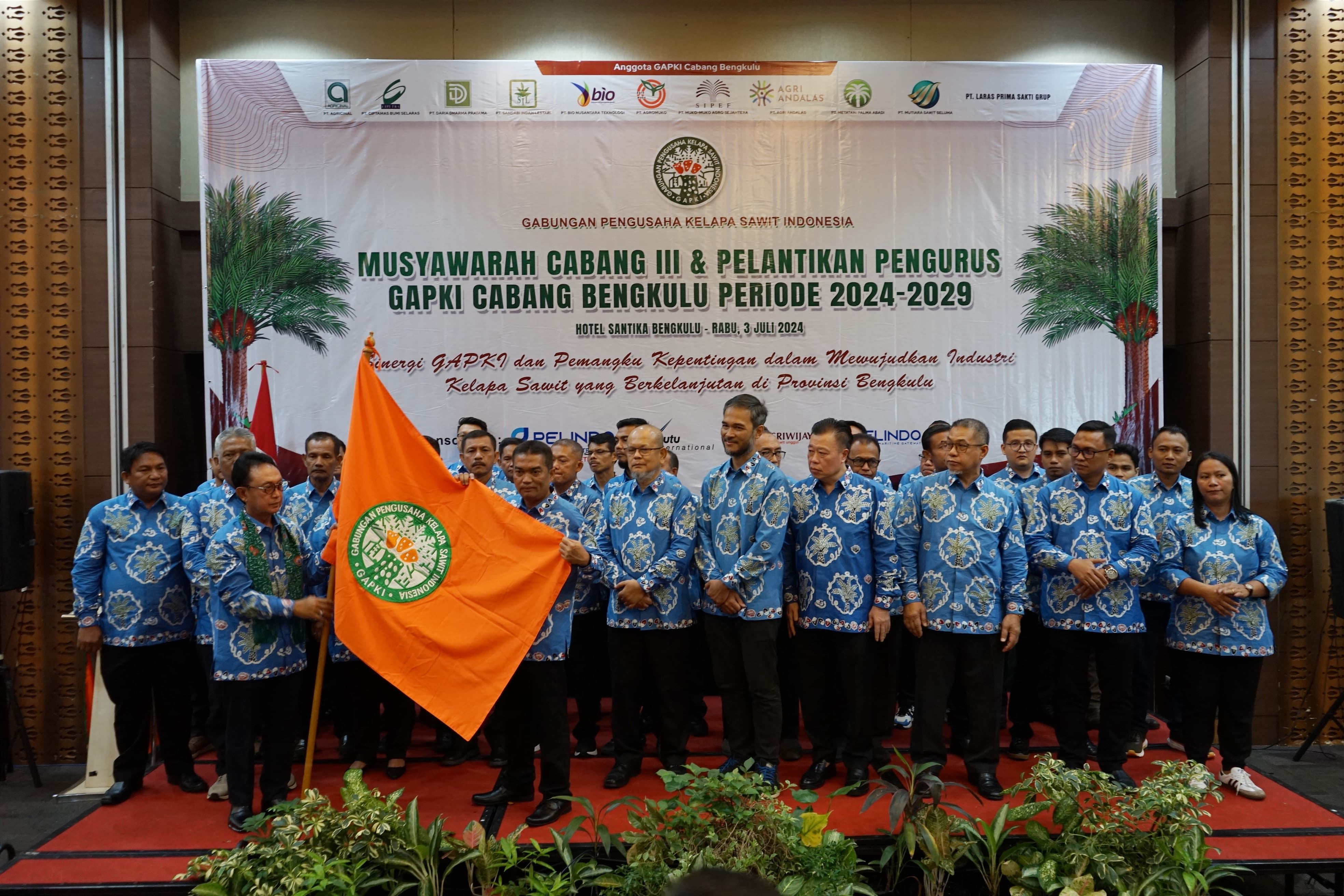 Gubernur Bengkulu Hadiri Pelantikan Pengurus GAPKI
