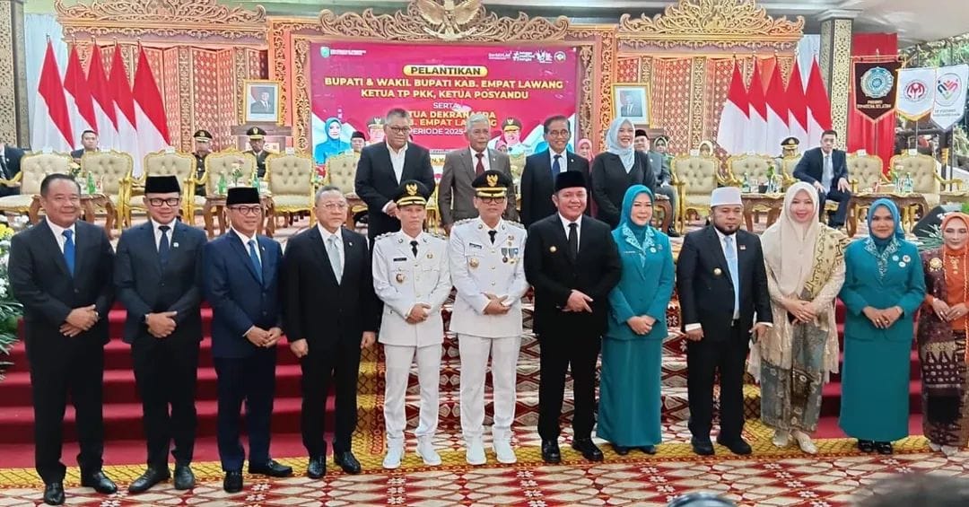 Gubernur Bengkulu Hadiri Pelantikan Bupati Empat Lawang