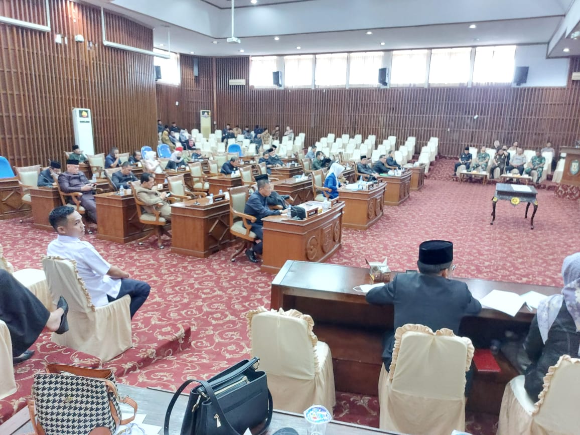 Rapat Paripurna, Berikut Nominal Pedapatan dan Realisasi Belanja TA 2022
