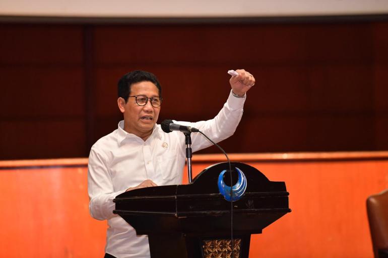 Menteri Desa, Pembangunan Daerah Tertinggal dan Transmigrasi (Mendes PDTT) Abdul Halim Iskandar