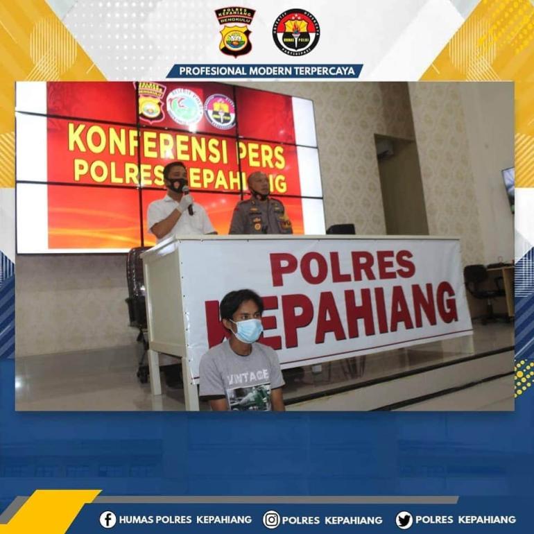 Polres Kepahiang Gelar konferensi pers
