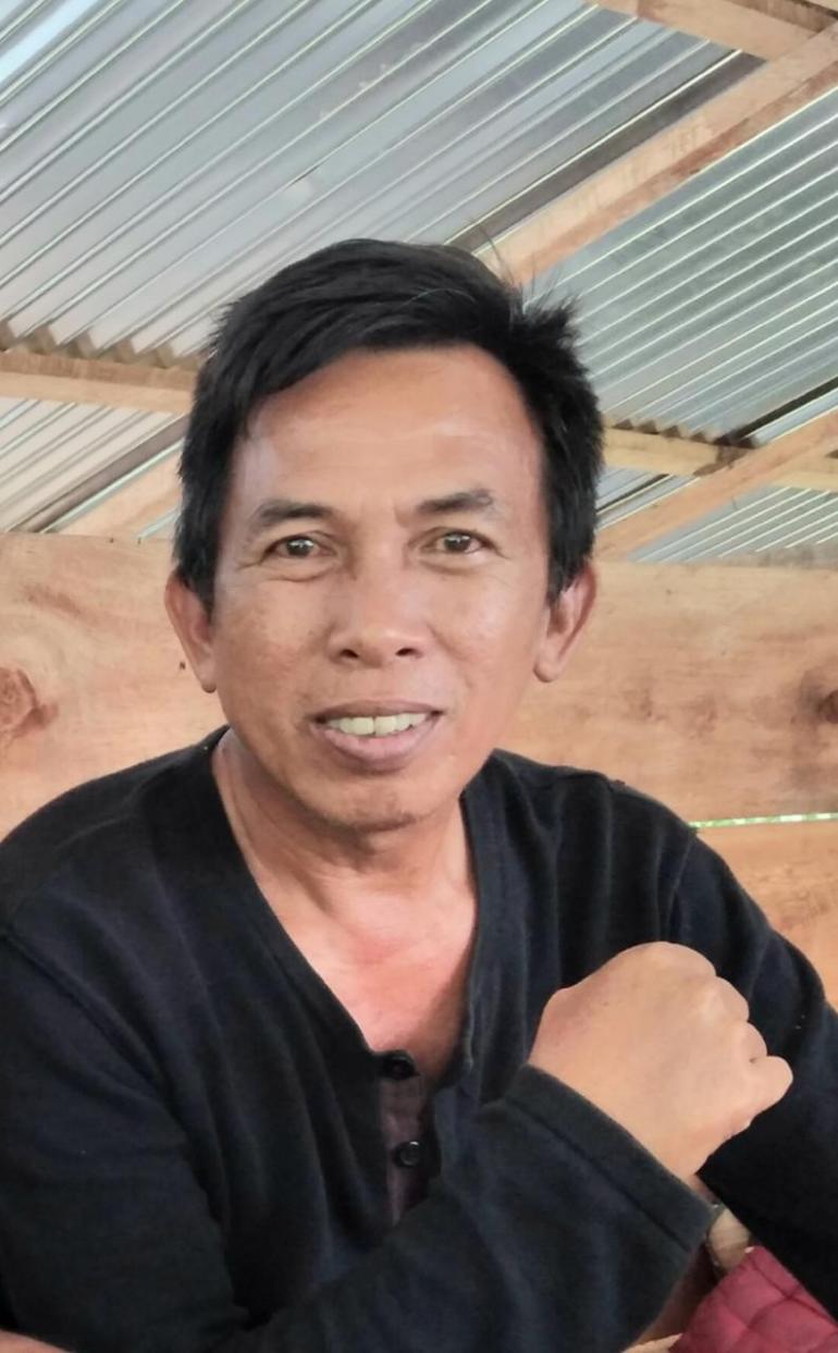 Ketua Gapoktan GEO Makmur Drs Zaryana Rait