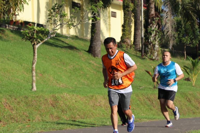 Tampak Kapolda Bengkulu Laksanakan Tes Kesehatan