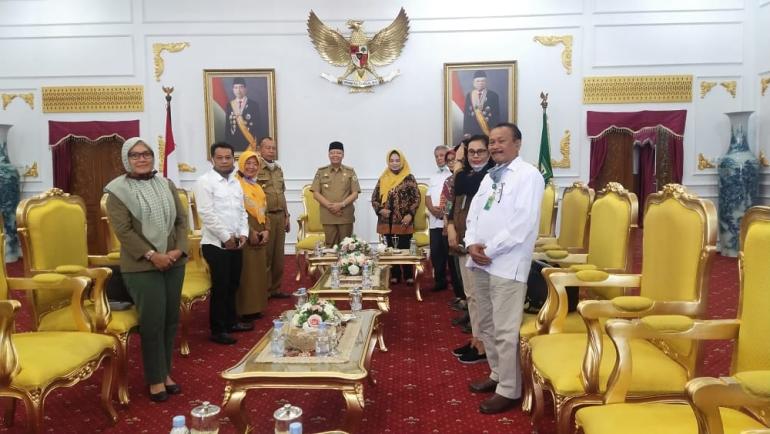 Kunjungan KLHK diterima Langsung Oleh Gubernur Rohidin Mersyah