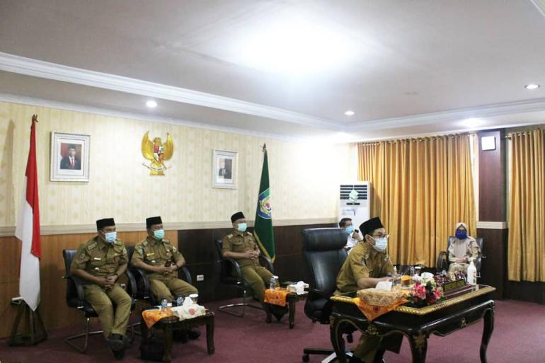 Gotri Suyanto mengikuti Video Conference