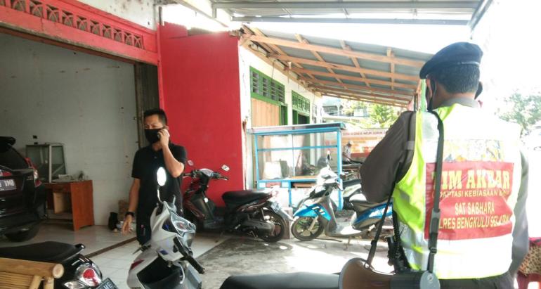 Tim Gabungan Ops Yustisi Aman Nusa Polres Bengkulu Selatan 