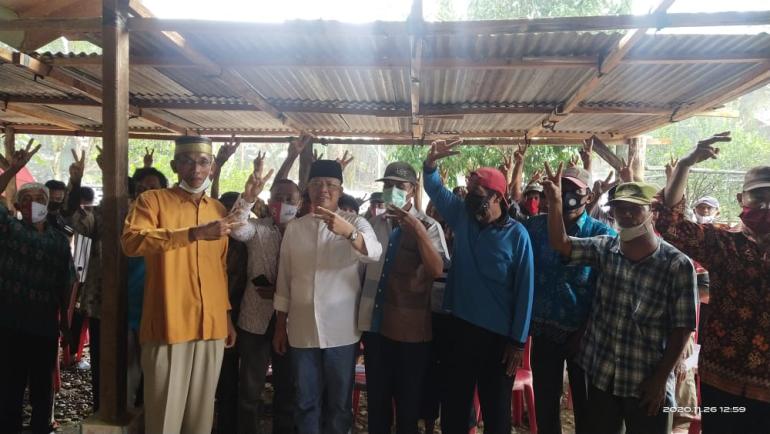 Masyarakat Giri Mulya Siap Menangkan Rohidin-Rosjonsyah