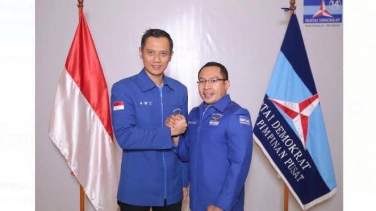 Ketum Demokrat AHY dan Sekretaris Bappilu Kamhar Lakumani