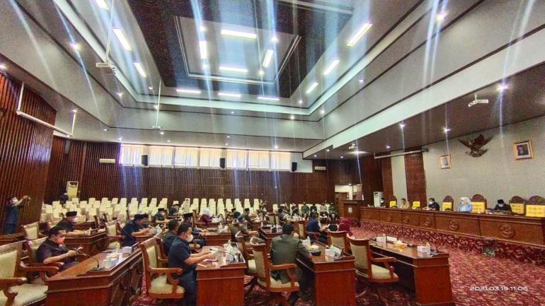 Suasana Rapat Paripurna DPRD Provinsi Bengkulu