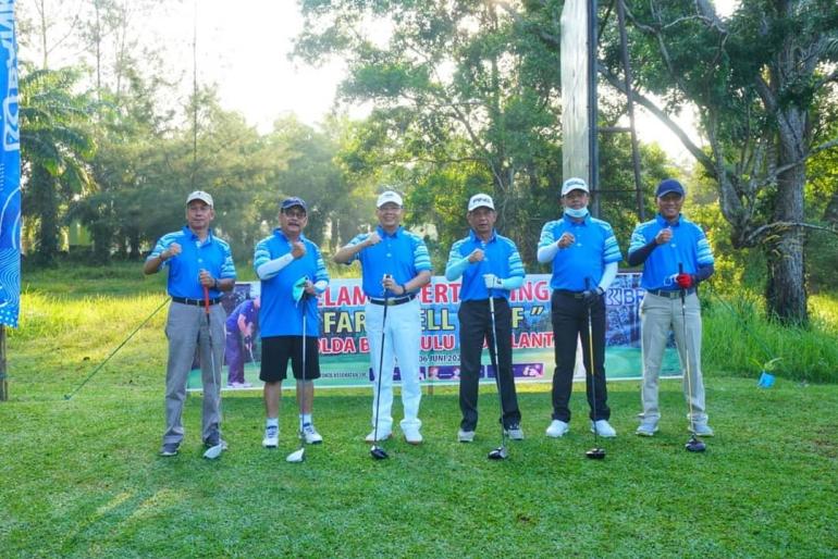 Gubernur Rohidin Hadiri Farewell Golf Bersama Kapolda