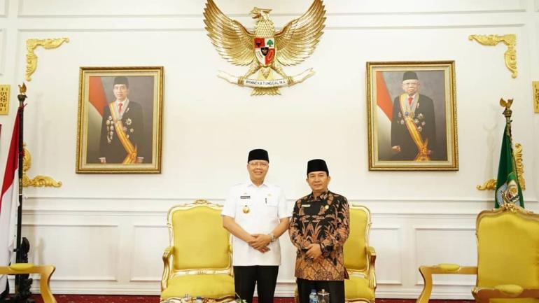 Gubernur Rohidin Terima Audiensi Kakanwil Kemenag