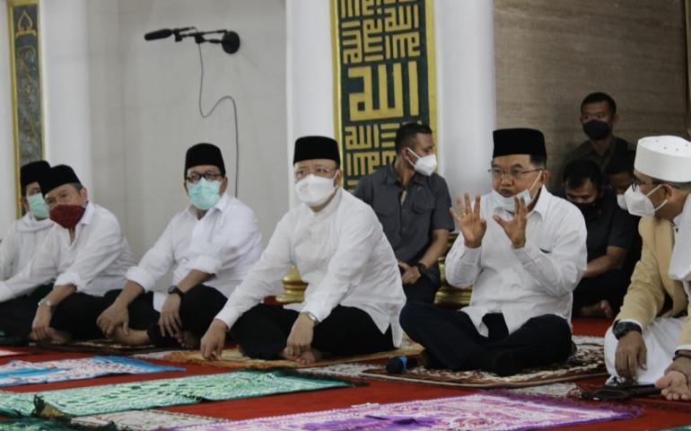 Gubernur Rohidin dan Jusuf Kalla Pertemuan Bersama Pengurus Masjid