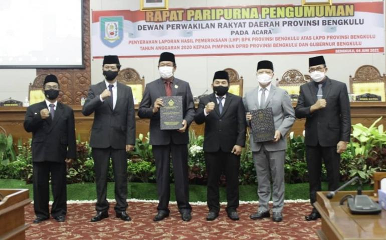 Pemprov Bengkulu Era Rohidin Torehkan WTP Keempat