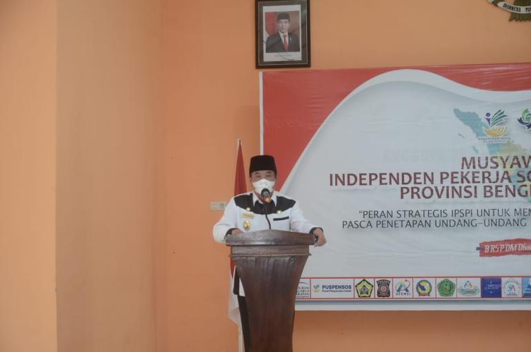 Wagub Rosjonsyah Apresiasi Kinerja Pekerja Sosial Bengkulu