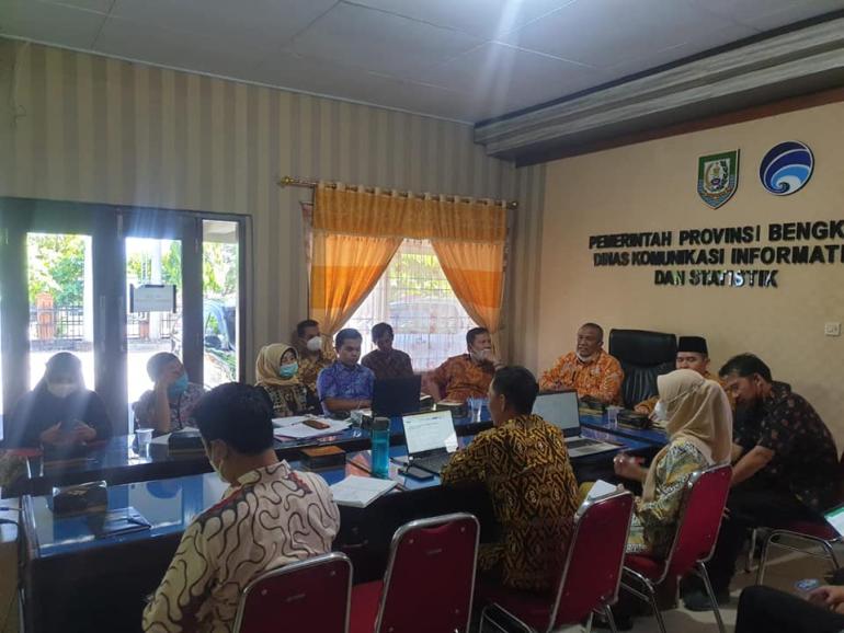 Kominfotik Gelar Rapat Evaluasi SPBE 2021