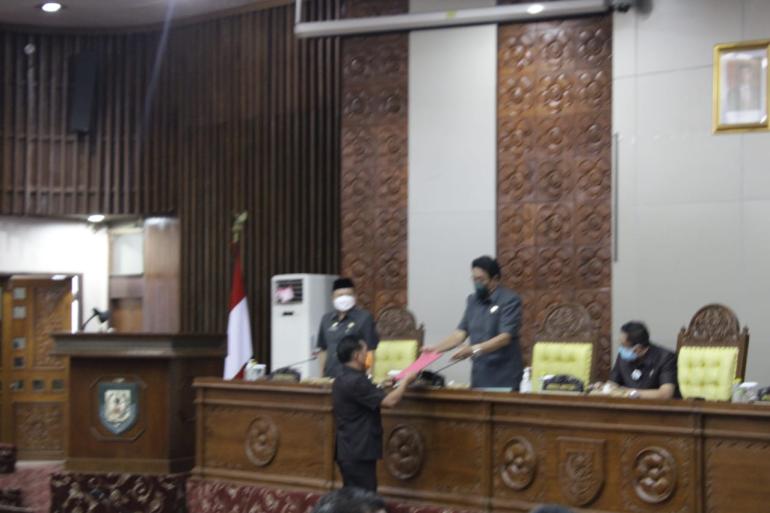 Hadiri Rapat Paripurna DPRD Sekda Wakili Gubernur Bengkulu