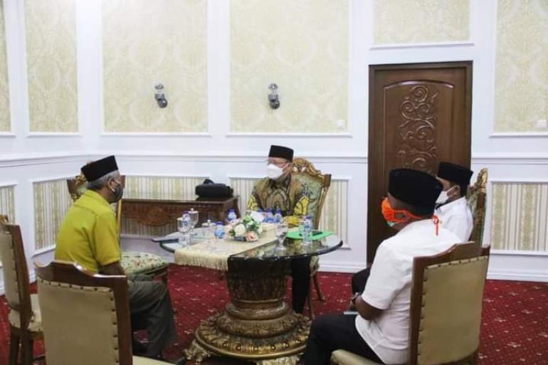 Audiensi Bersama Gubernur Rohidin Mantan Rektor IAIN Bengkulu Pamit