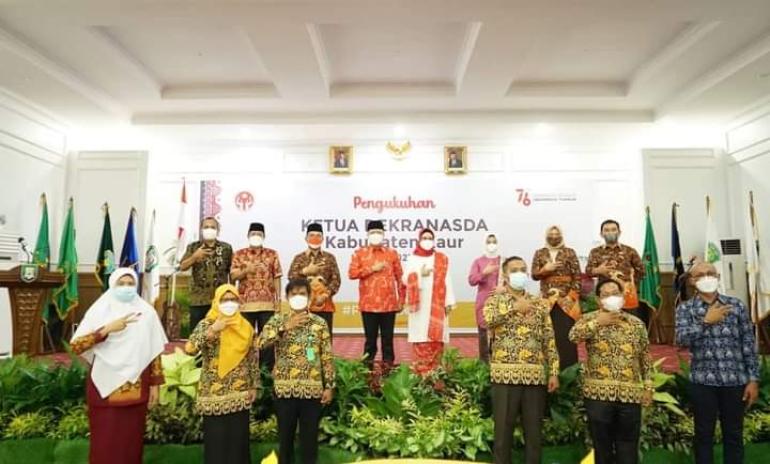 Kukuhkan Ketua Dekranasda Kaur Ini Harapan Derta Rohidin
