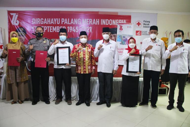 Pemprov Bengkulu Apresiasi Kinerja PMI Bengkulu Peduli Kemanusiaan & Penanganan COVID-19