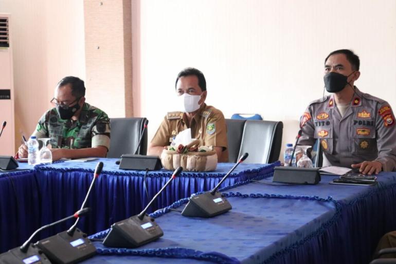Bupati Benteng Mengikuti Vidcon Pengarahan Presiden RI