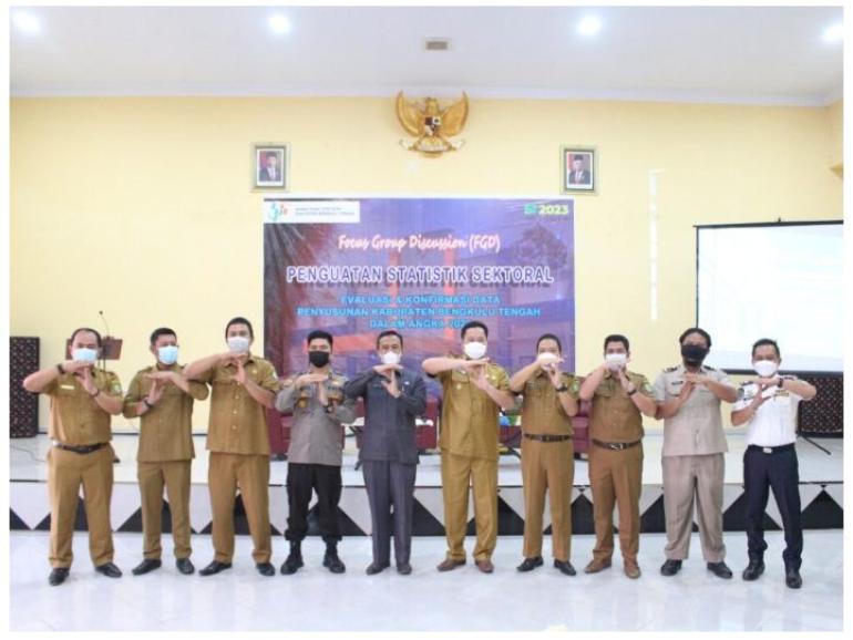 Wakil Bupati Membuka Acara FGD BPS Kabupaten Bengkulu Tengah