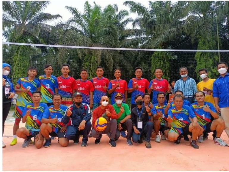 Pembukaan Turnamen Volly Bupati BS Tetap Ingatkan ProKes