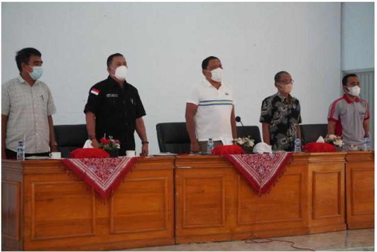 Bupati BU Pimpin Rakor Percepatan Penyerapan Anggaran 2022