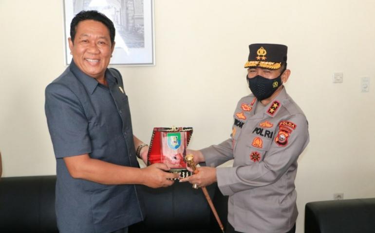 Sambutan Hangat Ketua DPRD Provinsi Kepada Kapolda Bengkulu