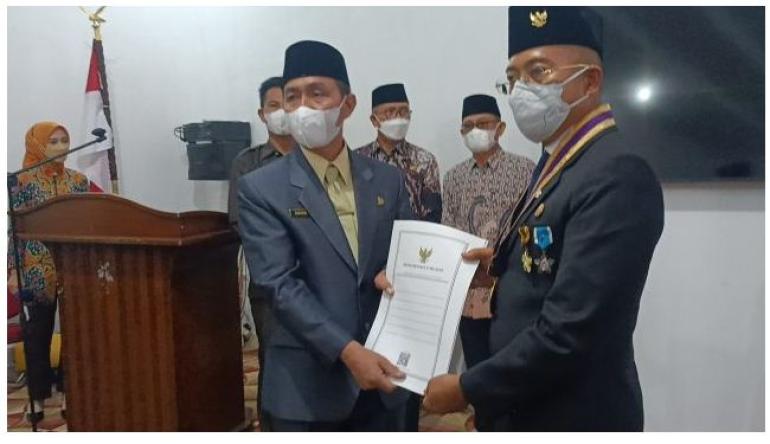 Pelantikan Sekretaris Daerah definitif Kabupaten Bengkulu Selatan