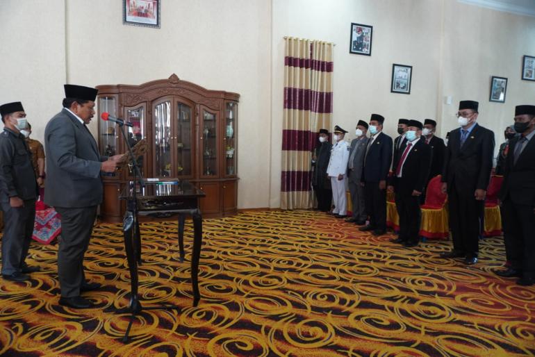 Pemda BU Lantik Pejabat Fungsional dan Pejabat Struktural