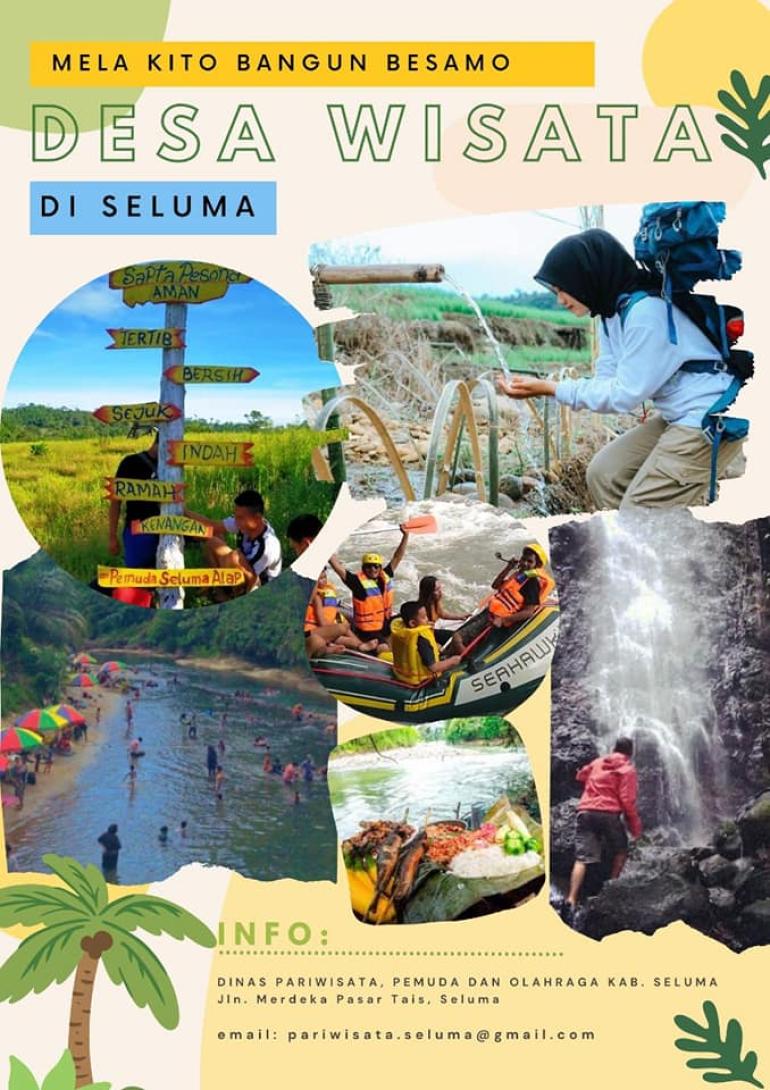 DISPARPORA Seluma Melaksanakan Monitoring Ke Desa Wisata Pandan