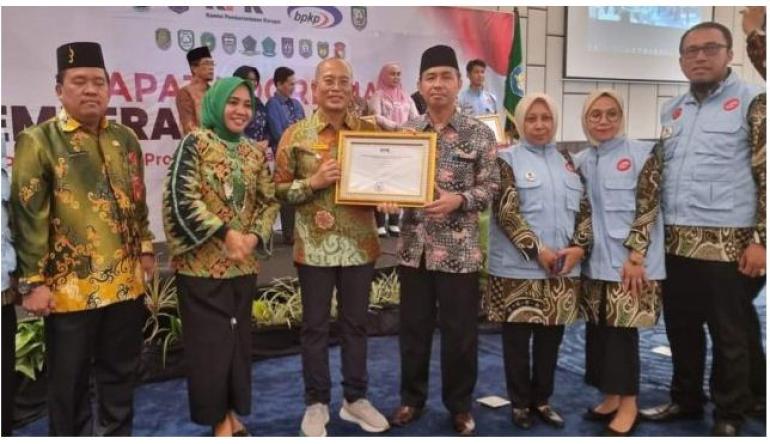 Bengkulu Selatan mendapatkan penghargaan Apresiasi Program Pemberantasan Korupsi