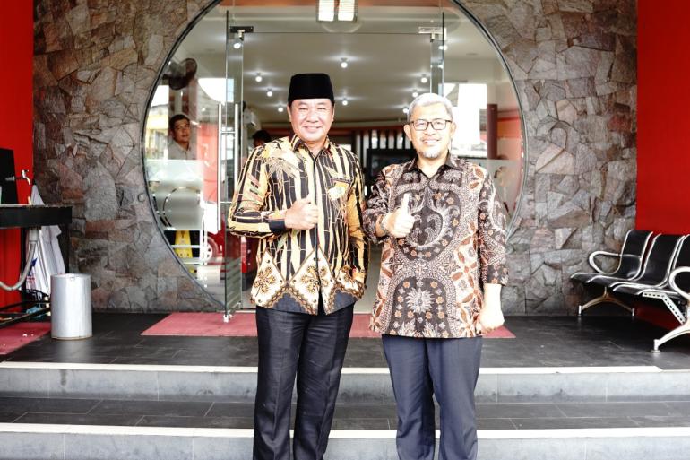 Dorong Potensi Kopi Bengkulu, Wagub Rosjonsyah Terima Mantan Gubernur Jabar di Kediaman