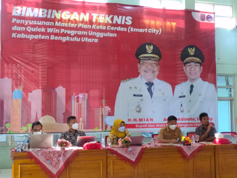 Kadis Kominfo BU Buka Penyusunan Masterplan Smartcity Tahap II 