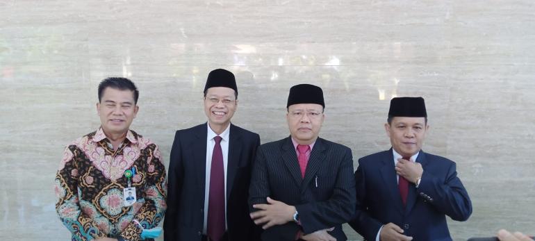 Jajaran Petinggi Bank Bengkulu Bersama Gubernur