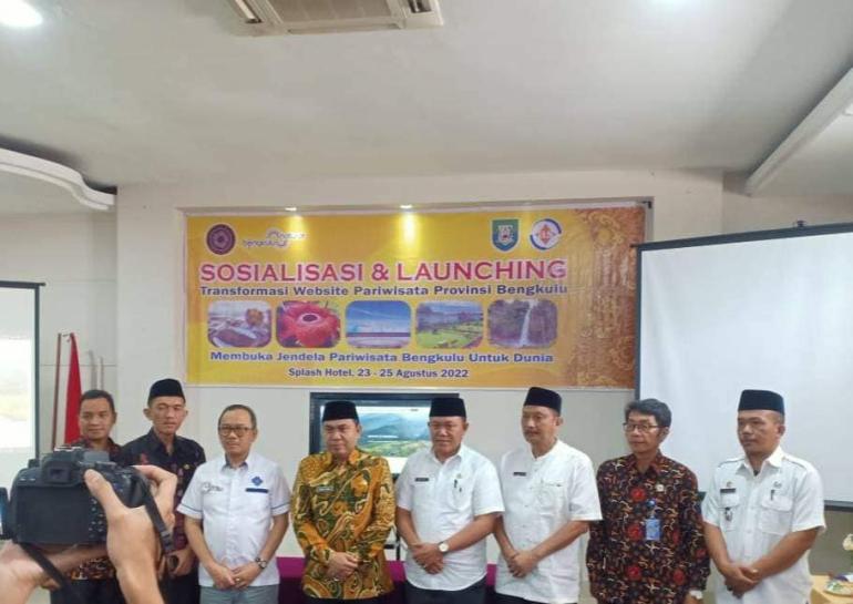 Disparpora Seluma Hadiri Acara Launching Transformasi Website Pariwisata Bengkulu